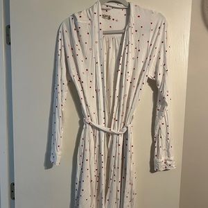 Long sleeve womens robe